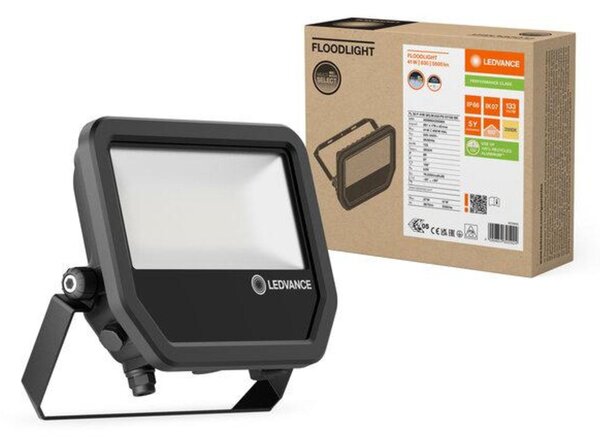 LEDVANCE LED reflektor FL 50 P 41W 6KLM 830 PS SY100 BK 4099854305924