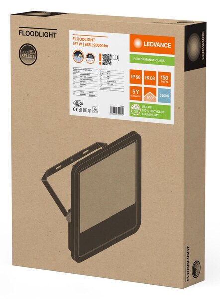 LEDVANCE LED reflektor FL 250 P 167W 25KLM 865 PS SY100 WT 4099854306662