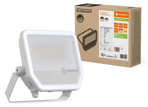 LEDVANCE LED reflektor FL 50 P 41W 6KLM 830 PS SY100 WT 4099854305948