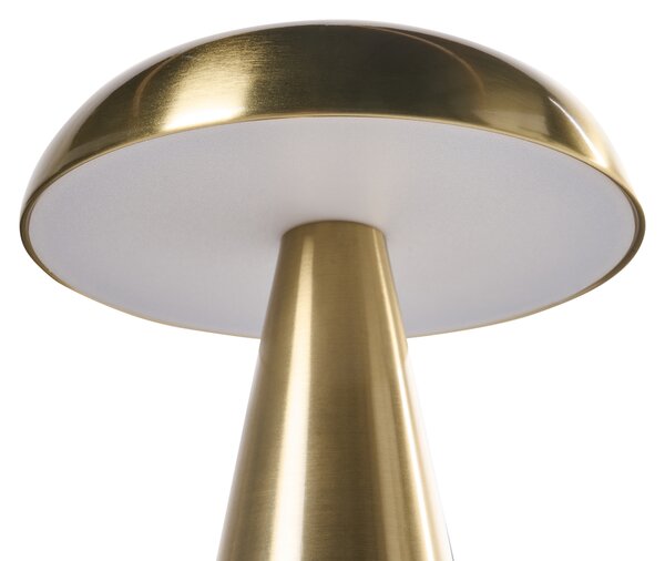 Sada 2 LED bezdrátových stolních lamp KULFO se stmívačem Kov Zlatá