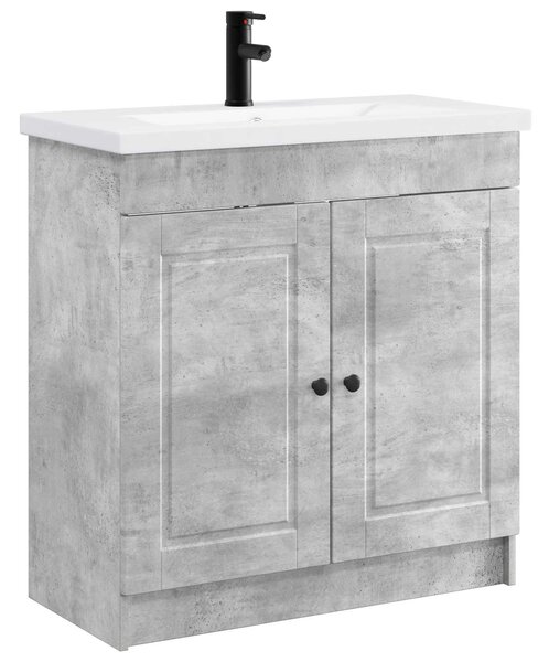 Sada koupelnového nábytku Betonově šedá 78,5 x 37,5 x 81 cm 3404137