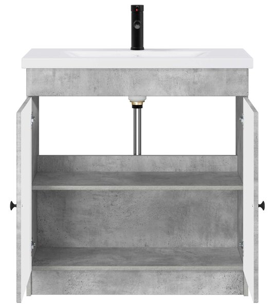 Sada koupelnového nábytku Betonově šedá 78,5 x 37,5 x 81 cm 3404137
