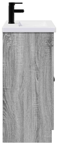 Sada koupelnového nábytku Šedý Sonoma 56 x 37,5 x 81 cm 3404130