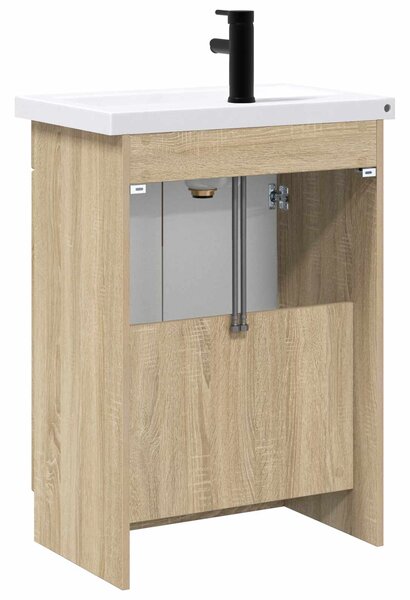 Sada koupelnového nábytku Dub sonoma 56 x 37,5 x 81 cm 3404146