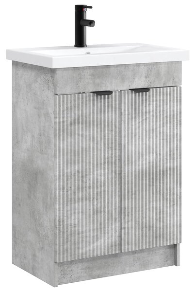 Sada koupelnového nábytku Betonově šedá 78,5 x 37,5 x 81 cm 3404157