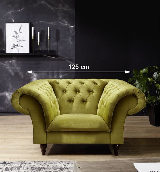 Křeslo Chesterfield Preston 1M