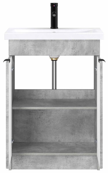 Sada koupelnového nábytku Betonově šedá 78,5 x 37,5 x 81 cm 3404157
