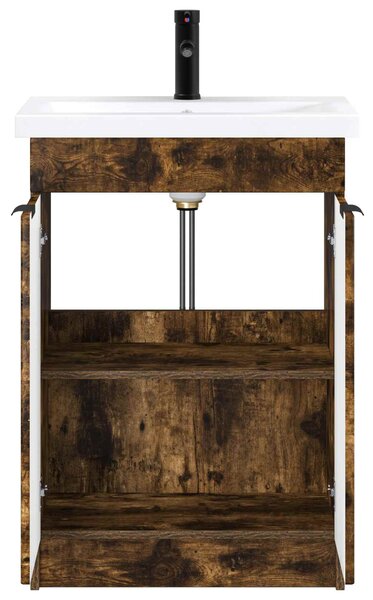 Sada koupelnového nábytku Kouřový dub 78,5 x 37,5 x 81 cm 3404159