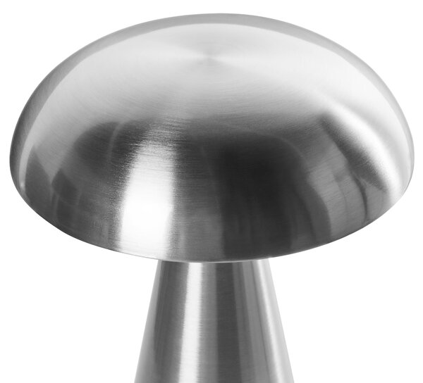Sada 2 LED bezdrátových stolních lamp KULFO se stmívačem Kov Stříbrná