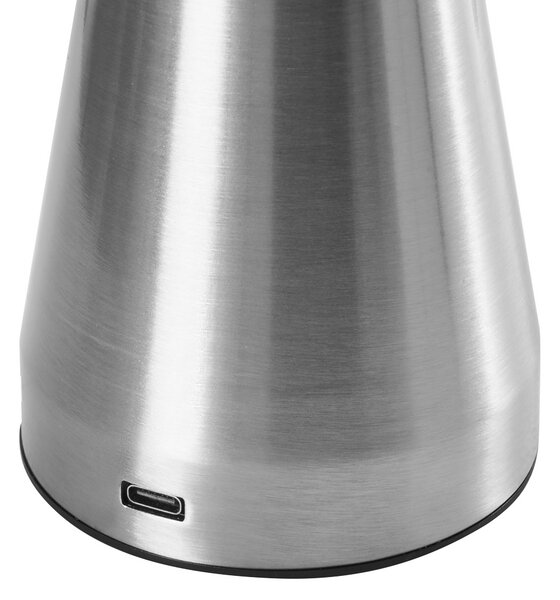 Sada 2 LED bezdrátových stolních lamp KULFO se stmívačem Kov Stříbrná