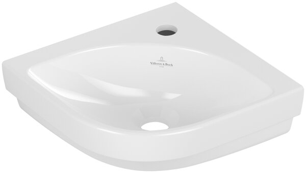 Villeroy & Boch Subway 3.0 umyvadlo 32x32 cm rohové klasický bílá lesk 43714601