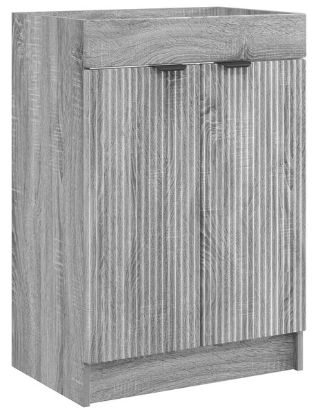 Sada koupelnového nábytku Šedý Sonoma 56 x 37,5 x 81 cm 3404150