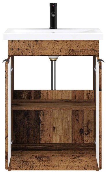 Sada koupelnového nábytku Staré dřevo 56 x 37,5 x 81 cm 3404152