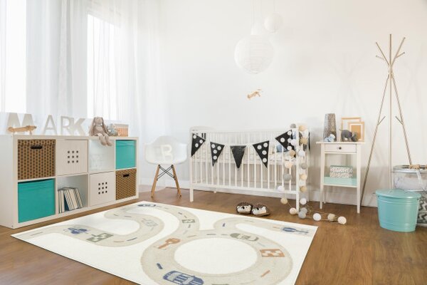 Koberec Esme Kids C6241A krémový / bílý