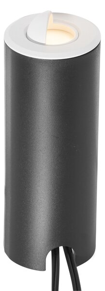 Sada 5 moderních zapuštěných bodových svítidel bílá vč. LED IP67 - Linsey