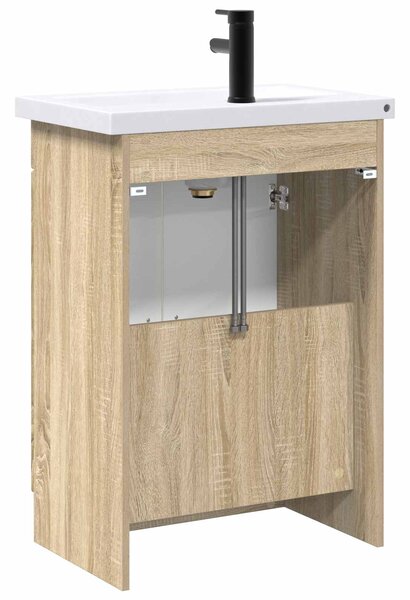 Sada koupelnového nábytku Dub sonoma 56 x 37,5 x 81 cm 3404166