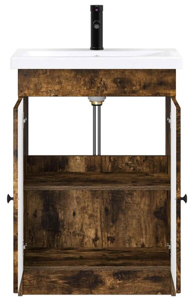 Sada koupelnového nábytku Kouřový dub 56 x 37,5 x 81 cm 3404169