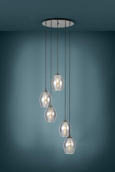 ZÁVĚSNÉ LED SVÍTIDLO, 58/200 cm Eglo - Online Only svítidla, Online Only