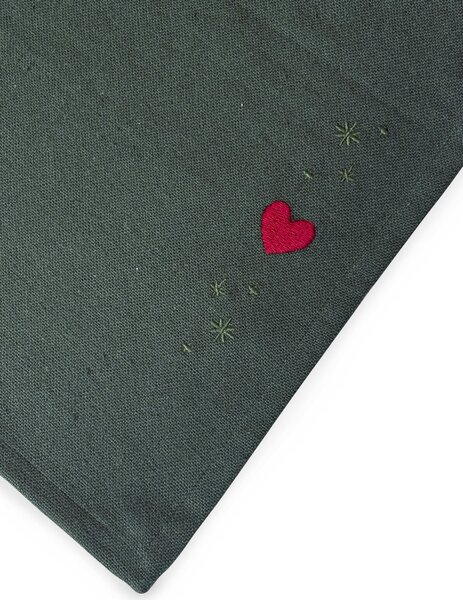 Vyšívané prostírání Heart 49 × 32 cm