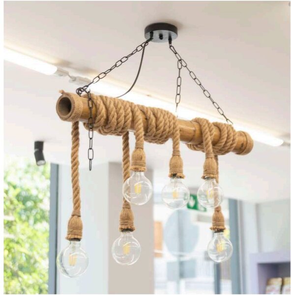 ACA DECOR Závěsné lanové svítidlo MERLIN max. 6x40W/E27/230V/IP20