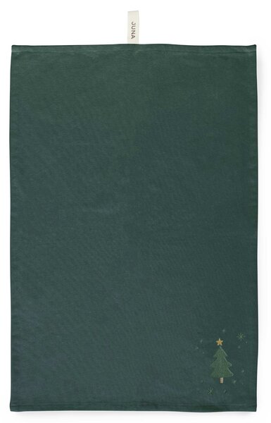 Vyšívaná utěrka Christmas Tree Green 50 × 70 cm