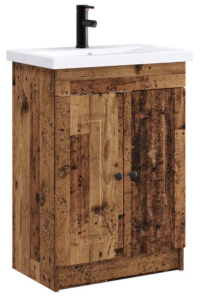 Sada koupelnového nábytku Staré dřevo 56 x 37,5 x 81 cm 3404172
