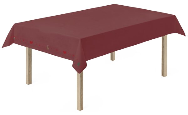 Vyšívaný ubrus Christmas Fable Red 270 × 150 cm