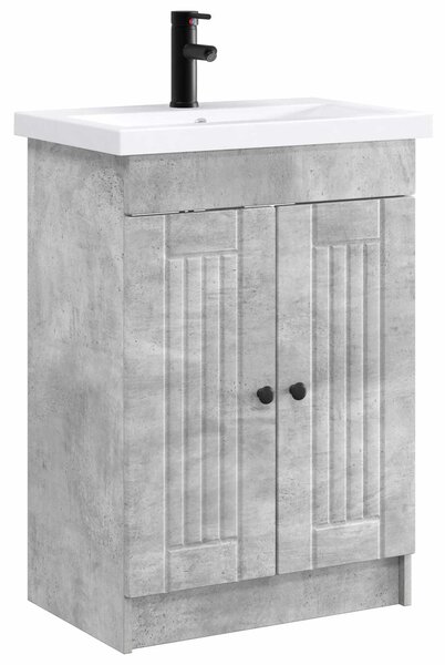 Sada koupelnového nábytku Betonově šedá 56 x 37,5 x 81 cm 3404187