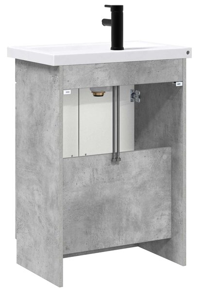 Sada koupelnového nábytku Betonově šedá 56 x 37,5 x 81 cm 3404187