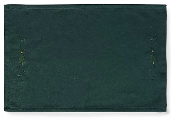 Vyšívané prostírání Christmas Tree Green 49 × 32 cm