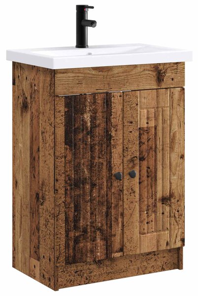 Sada koupelnového nábytku Staré dřevo 56 x 37,5 x 81 cm 3404192