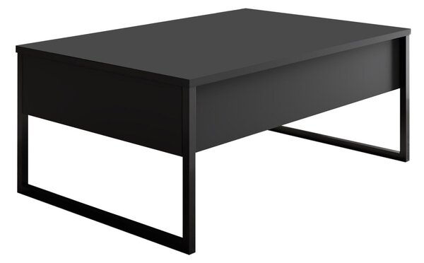 Sestava nábytku do obývacího pokoje Luna 2 (Antracit + Černá)