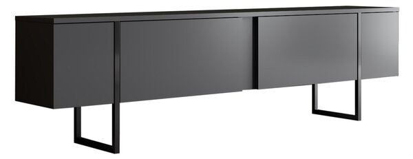 Sestava nábytku do obývacího pokoje Luna 2 (Antracit + Černá)