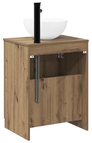 Sada koupelnového nábytku Dub artisan Kompozitní dřevo 3404221
