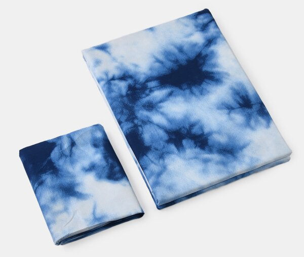 Sinsay - Povlečení s efektem tie-dye - modrá