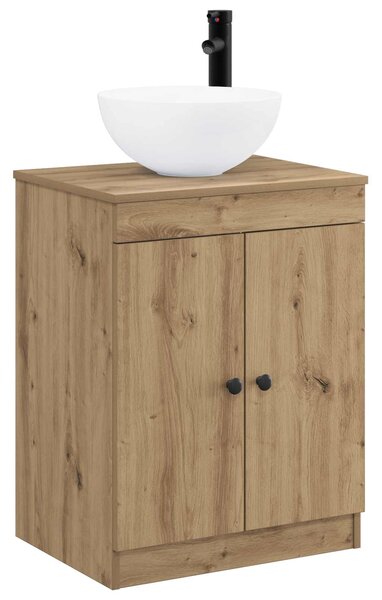 Sada koupelnového nábytku Dub artisan Kompozitní dřevo 3404221