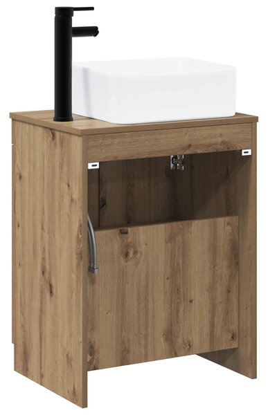 Sada koupelnového nábytku Dub artisan Kompozitní dřevo 3404239