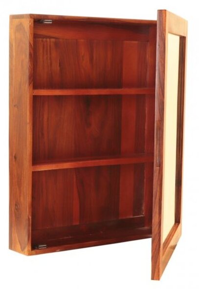 Zrcadlo Jali 50x60 z indického masivu palisandr