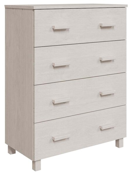 Příborník HAMAR bílý 79 x 40 x 103,5 cm masivní borovice 340425