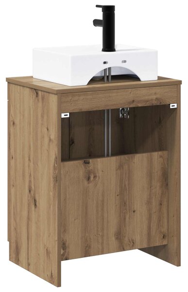 Sada koupelnového nábytku Dub artisan Kompozitní dřevo 3404257