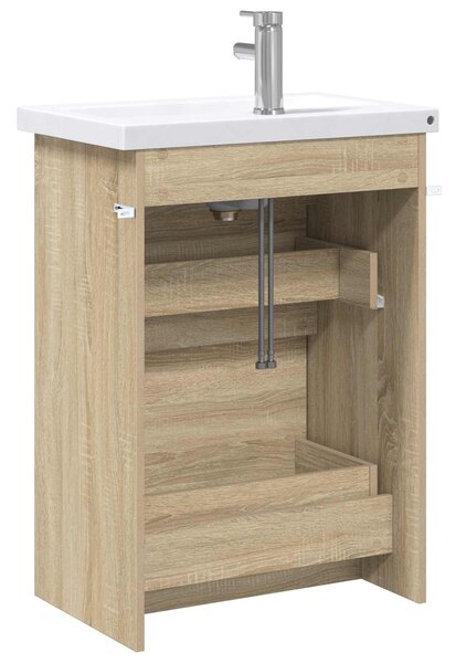 Sada koupelnového nábytku Dub sonoma 61 x 40 x 84,5 cm 3404260