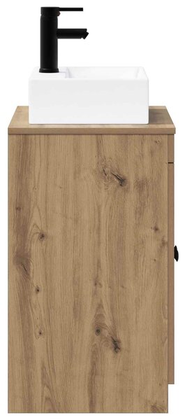 Sada koupelnového nábytku Dub artisan Kompozitní dřevo 3404257