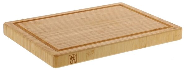 Zwilling bambusové prkénko 35 × 25 cm krájecí deska s drážkou na maso zeleninu servírovací prkénko bambus 1001391