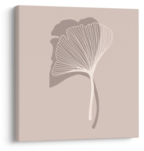 Obraz - Béžové listy N⁰4 (30x30 cm)