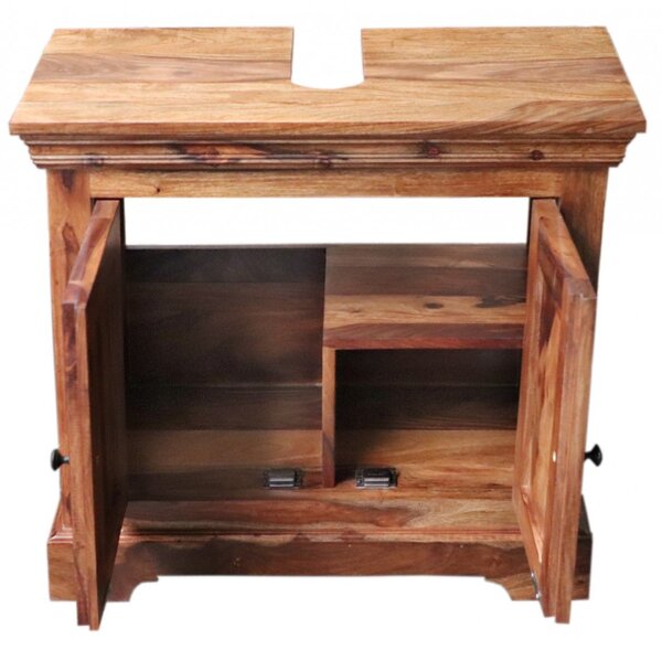 Skříňka pod umyvadlo Jali 70x65x35 z indického masivu palisandr