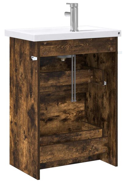 Sada koupelnového nábytku Kouřový dub 61 x 40 x 84,5 cm 3404262