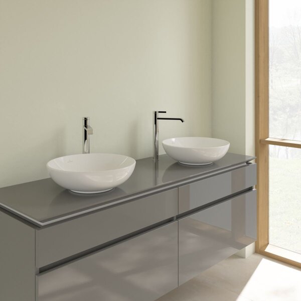 Villeroy & Boch Loop & Friends umyvadlo 42x42 cm kulatý na pult bílá 4A460101
