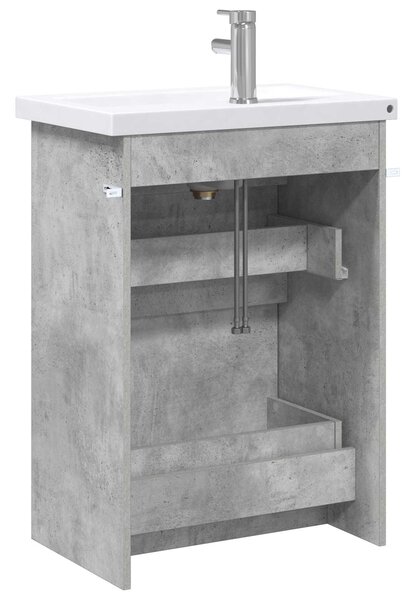 Sada koupelnového nábytku Betonově šedá 61 x 40 x 84,5 cm 3404261