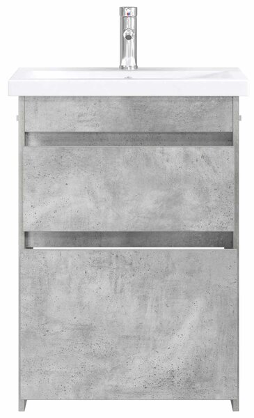 Sada koupelnového nábytku Betonově šedá 61 x 40 x 84,5 cm 3404261