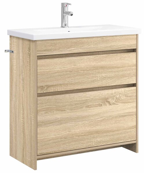 Sada koupelnového nábytku Dub sonoma 81 x 40 x 84,5 cm 3404268
